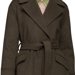 Avec Les Filles Dark Brown Trench Coat